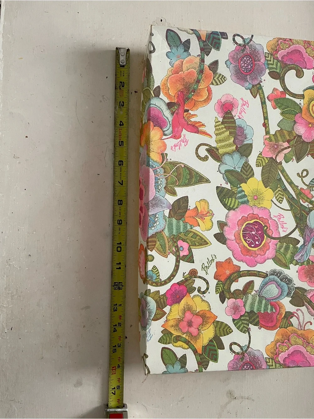 Vintage 70s Bullock’s Floral Decorative Gift Box - Multicolor